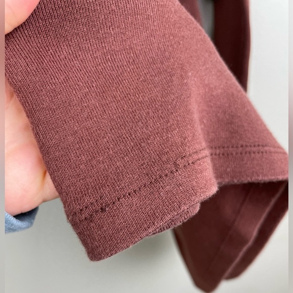 VTG Moda Int'l Women's Medium Chocolate Brown Dress Top Matching Set Knit Minima - Picture 12 of 15